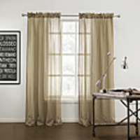 (One Panel) Modern Stripe Cozy Sheer Curtain