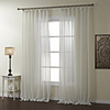 (One Panel) Modern Stripe Polyester Jacquard Sheer Curtain