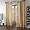 (One Panel) Neoclassical Polyester Cotton Blend Floral Energy Saving Curtain