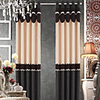 (One Panel) Polyester Modern Chenille Lined Curtain