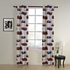 (One Panel) Print Cars Kids Energy Saving Curtain
