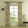 (One Panel) Print Ivory Floral Energy Saving Curtain