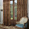 (One Panel) Rococo Floral Jacquard Polyester Energy Saving Curtain