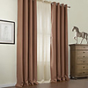 (One Panel) Solid Simple and Elegant Energy Saving Curtain with Sheer Set