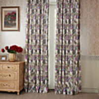 (One Panel) Spring Flower Bloom Energy Saving Curtain