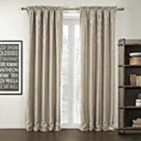 (One Panel) Triangle Trim Classic Blackout Curtains