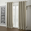 (One Panel) Warm Ivory Solid Blackout Curtains
