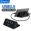 ORICO 4USB3.0 5Gbps High Speed Mini 4 ports USB3.0 HUB Splitter for Desktop Laptop with Stand Holder for Phone Tablet PC Lightinthebox