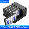 ORICO 5-Bay USB3.0 to SATA Hard Drive Docking Station With Offline Clone For 2.5/3.5 Inch HDD/SSD HDD Clone Docking Station Lightinthebox