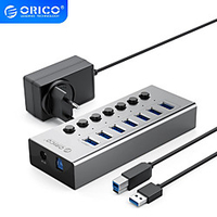 ORICO High Speed LED Indicator with Independent Switches USB 3.0 to USB3.07 USB Hub 7 Ports For Windows,  PC,  Laptop Lightinthebox