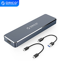 ORICO M.2 SSD Case NVME Enclosure for NVME PCIE NGFF SATA M/B Key SSD Disk SSD Hard Disk Cases M.2 to USB Type C 3.1 With Cable Lightinthebox