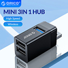 ORICO USB 3.0 Mini Hub Type A to 1USB3.02USB2.0 Splitter High Speed Expanded 3-port USB for desktop Laptop Free drive Lightinthebox