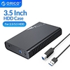 ORICO USB 3.0 to SATA 3.0 External Hard Drive Enclosure Plug and play / Tool-free Installation / with LED Indicator / Support UASP 16384 GB Lightinthebox