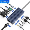 ORICO USB C HUB Type C to 4USB3.0 RJ45 3.5mm Audio SD Card TF Card HDMI PD 3.0 USB Hub 11 Ports For Windows PC Laptop Lightinthebox