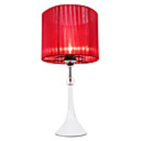 Oriental Mystery Table Lamp Crystal Macramé Shade
