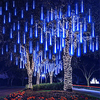 Outdoor Meteor Shower Rain String Lights 50cm 100-240V 32 Tubes 960LED 4packs String Lights Waterproof For Christmas Wedding Party Decorationfor Christmas Trees Halloween Decoration Holiday Wedding Lightinthebox