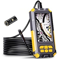 P50 Dual Lens Endoscoop Camera 1080P Hd 4.5 Ips Scherm 9 Led Verlichting IP68 Waterdichte Snake Camera riool Sanitair Gereedschap Hard 2M Lightinthebox