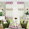 Pastoral Blossom Print Energy Saving Curtain Set
