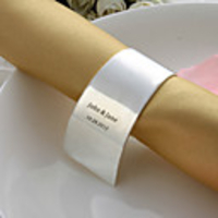 Personalized Alloy Napkin Ring (More Colors)