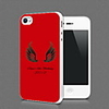 Personalized Angel Wings Protection Shell for iPhone 4S / 4 (More Colors)