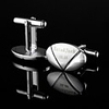 Personalized Arched Silver Cufflinks