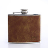 Personalized Brown 5-oz Flask