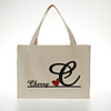 Personalized Canvas Bag - Red Heart