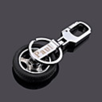 Personalized Car Wheel Modle Keychain - Set Of 4