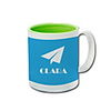 Personalized Ceramic Mug - Paper Plane