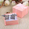 Personalized Classic Design Cufflinks With Rhinestone