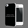 Personalized Classical Black Protection Shell for iPhone 4S / 4