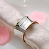 Personalized High Quality Silver Plated Napkin Ring