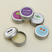 Personalized Lip Balm Tin Favors - Set of 4 (More Designs)