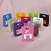 Personalized Nonwoven Fabric Favor Bags with Bow - Set of 12 (More Colors, More Designs)