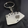 Personalized Poker Keychain - Set Of 4