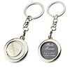 Personalized Round Photo Frame Key Ring (Set of 6)