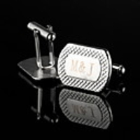 Personalized Silver Cufflinks