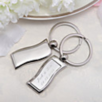 Personalized Simlpe Keyring (Set of 4 Pieces)