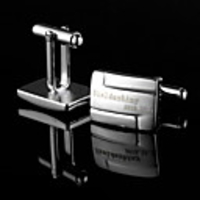 Personalized Simple Design Silver Cufflinks