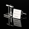 Personalized Simple Square Cufflinks