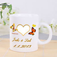 Personalized Simple White Mug
