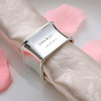 Personalized Square High Quality Alloy Napkin Ring (More Colors)