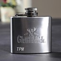 Personalized Stainless Steel 2-oz Flask