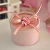 Pink Favor Box With Double Bows (Set of 12)