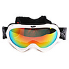POLISI Snow Googgles White Frame Orange Sensor Mirror Lens