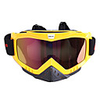POLISI Snow Googgles Yellow Frame Purple Sensor Mirror Lens
