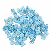 polka dot dog hair bows with rubber bands (blue,  20pcs) Lightinthebox