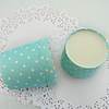 Polka Dot Greaseproof Cupcake Wrapper - Set of 12