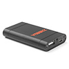 Portable Battery and Mini LED Torch for iPhone,  iPod and Mobile Phones (Black,  1600mAh)