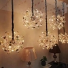 Post-modern light luxury crystal chandelier living room lamp simple creative petal lamp warm princess girl bedroom lamp Lightinthebox